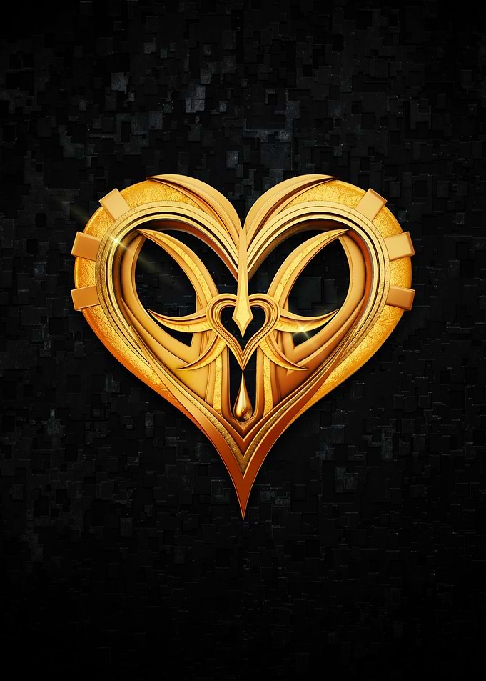 Poker Gold Ace Hearts