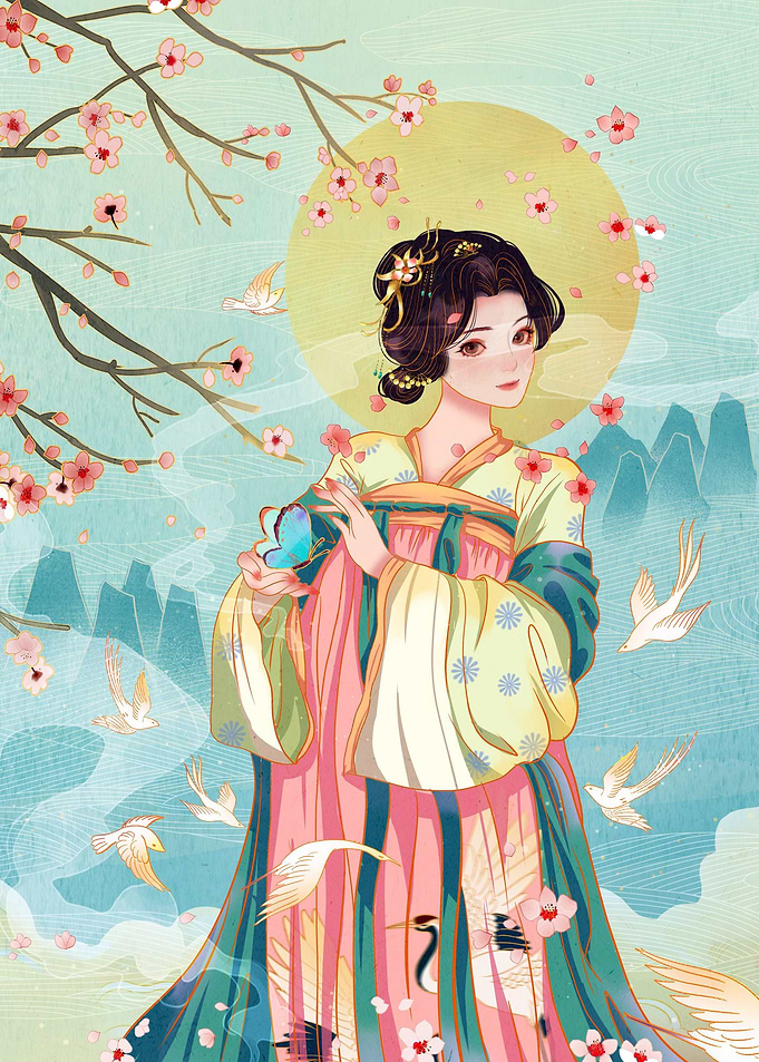 Chinese Girl by Nature