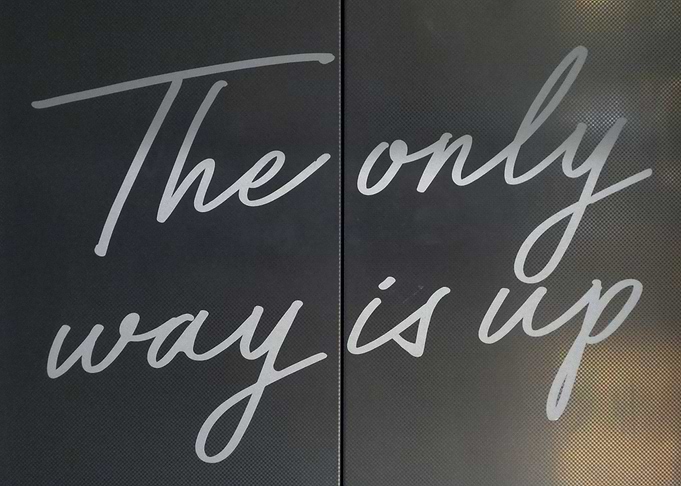 The only way is up
