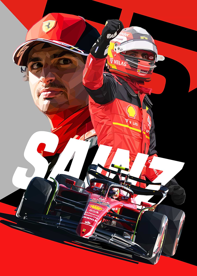 Low Poly Carlos Sainz