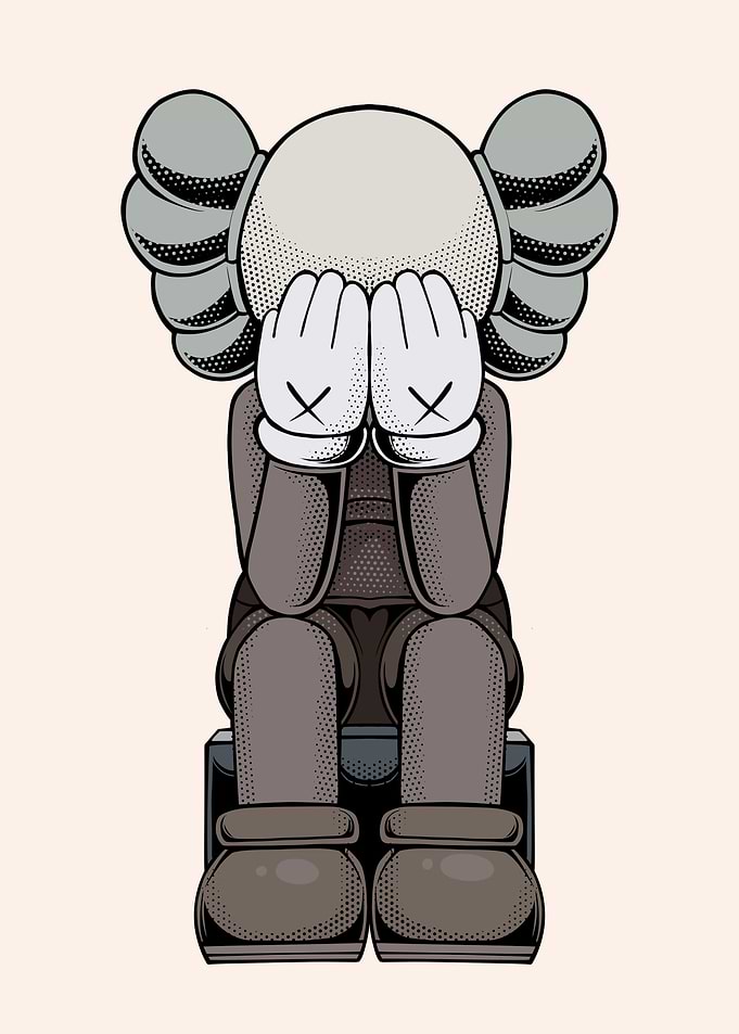 kaws posters