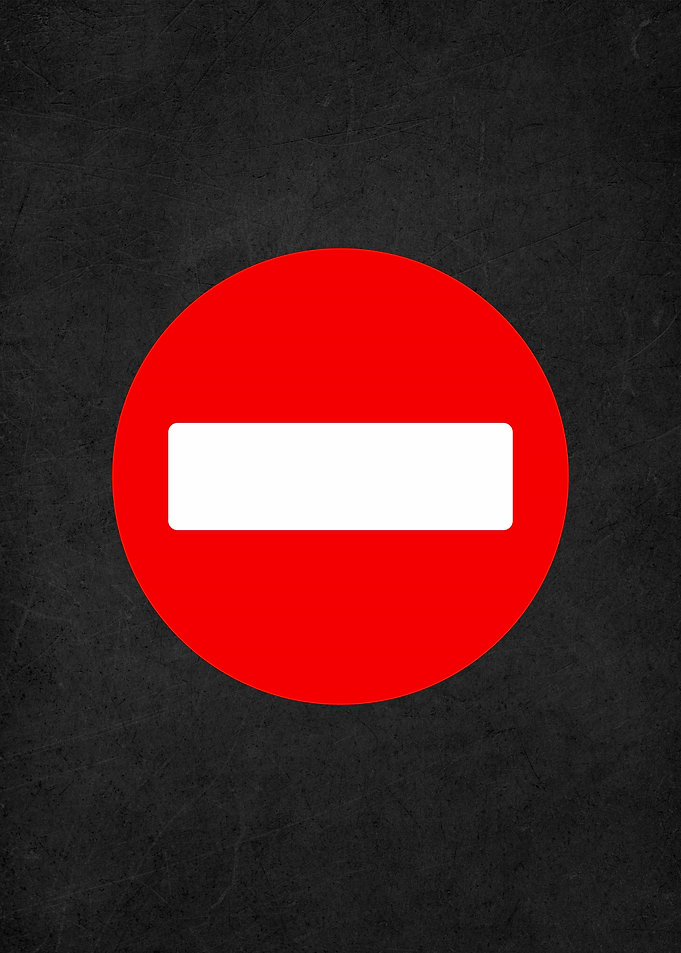 road sign stop