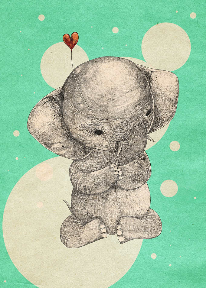 cute elephant