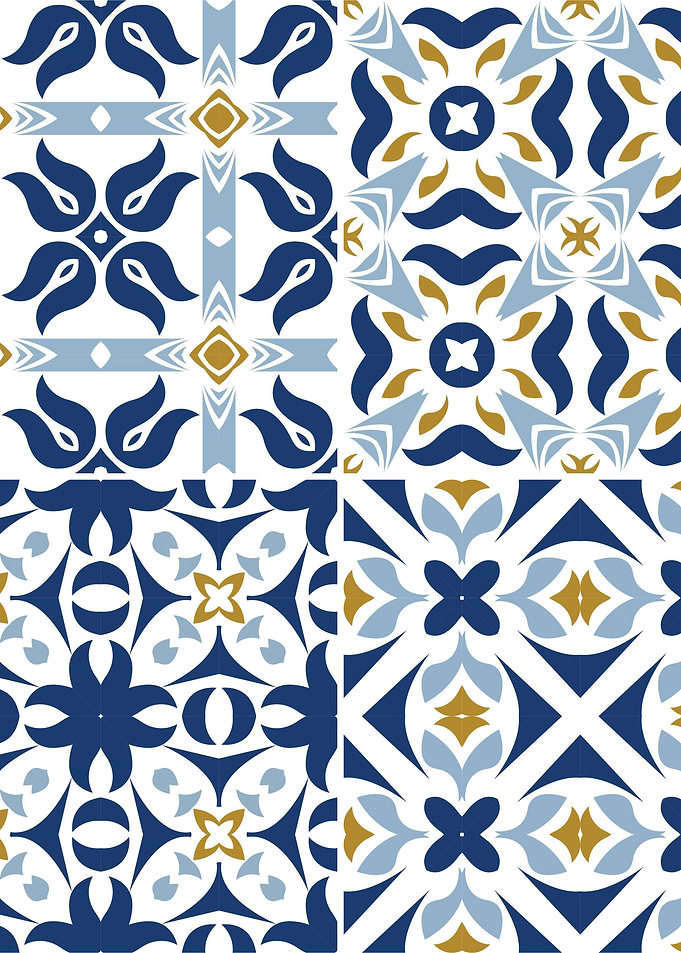 Mediterranean Blue Tile 26