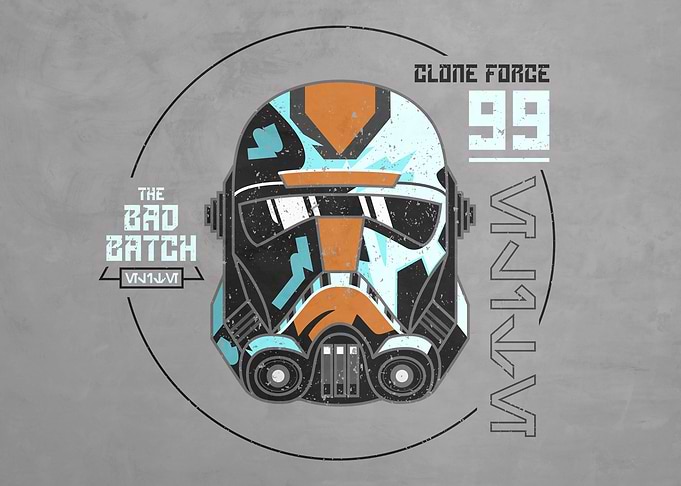 Bad Batch trooper helmet