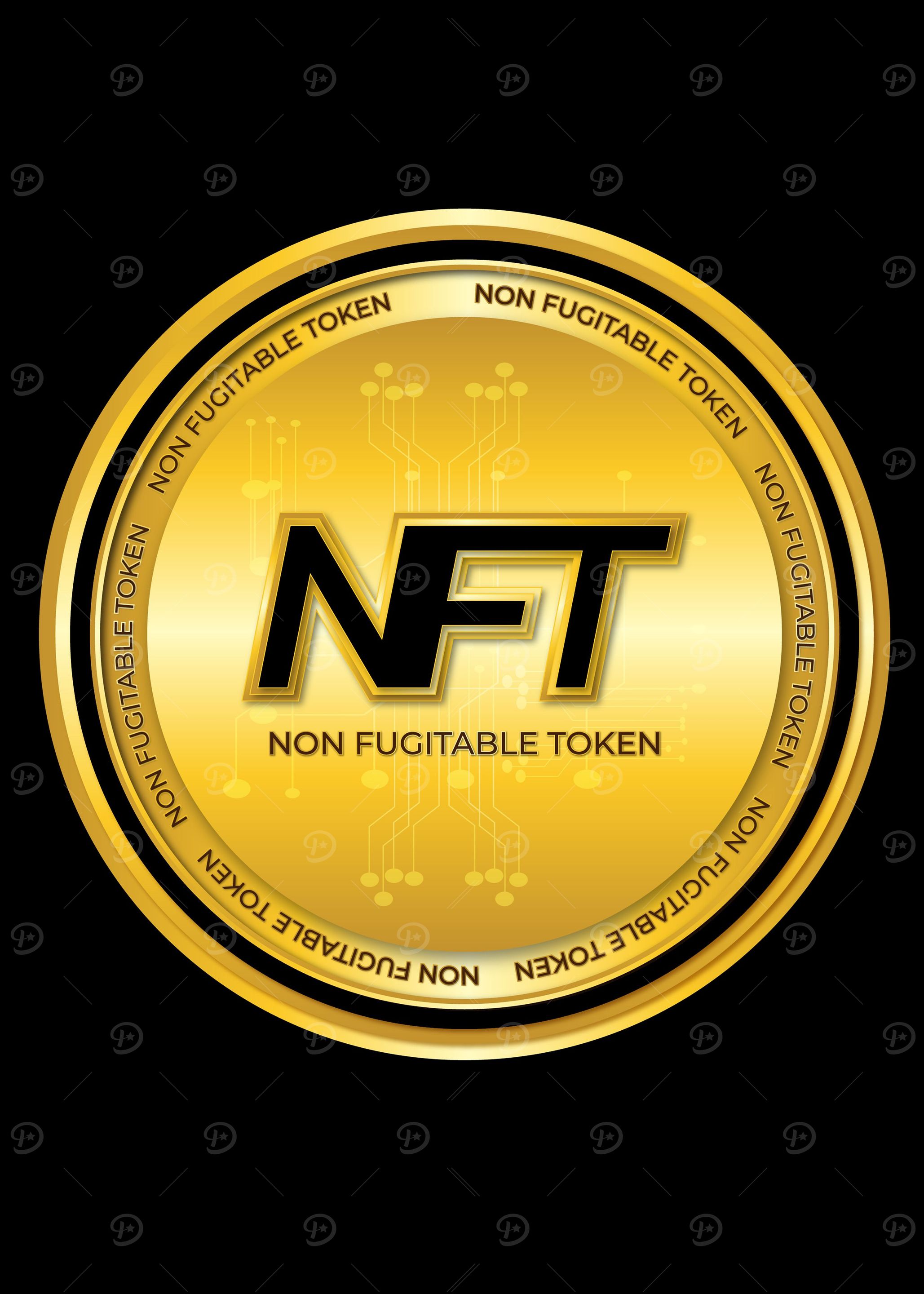 NFT Gold Coin