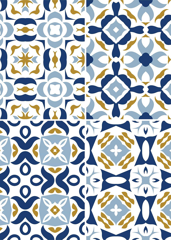 Mediterranean Blue Tile 29