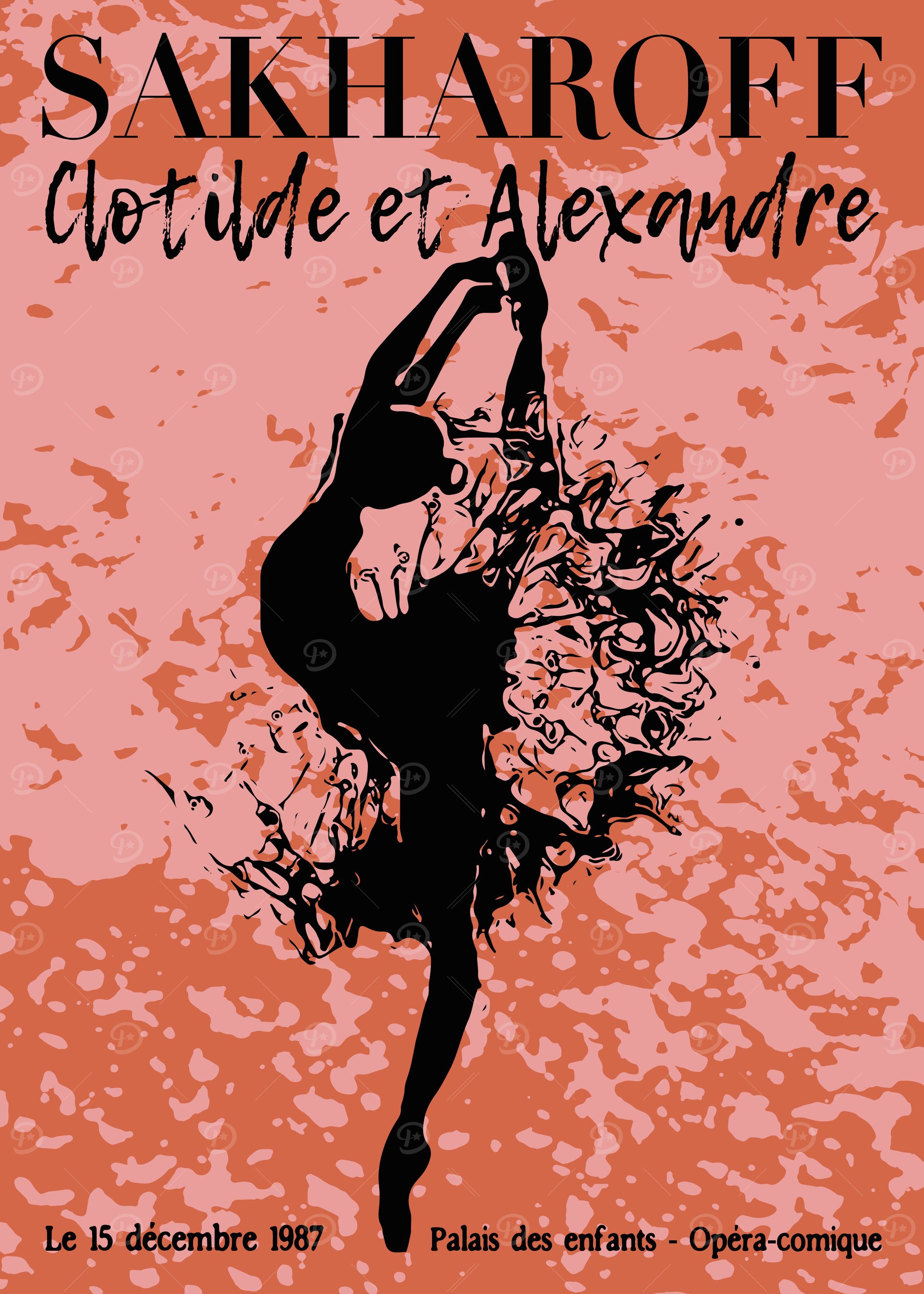 1987 French Ballet Poster