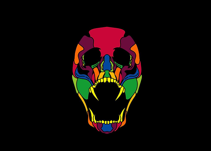 skull cartoon