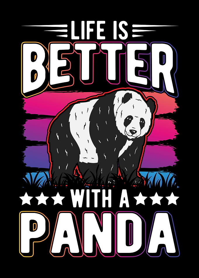 Panda Gift Bamboo Panda Be