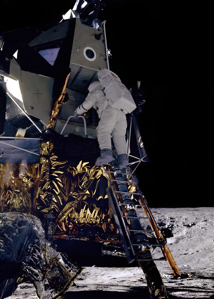 Astronaut on Lander