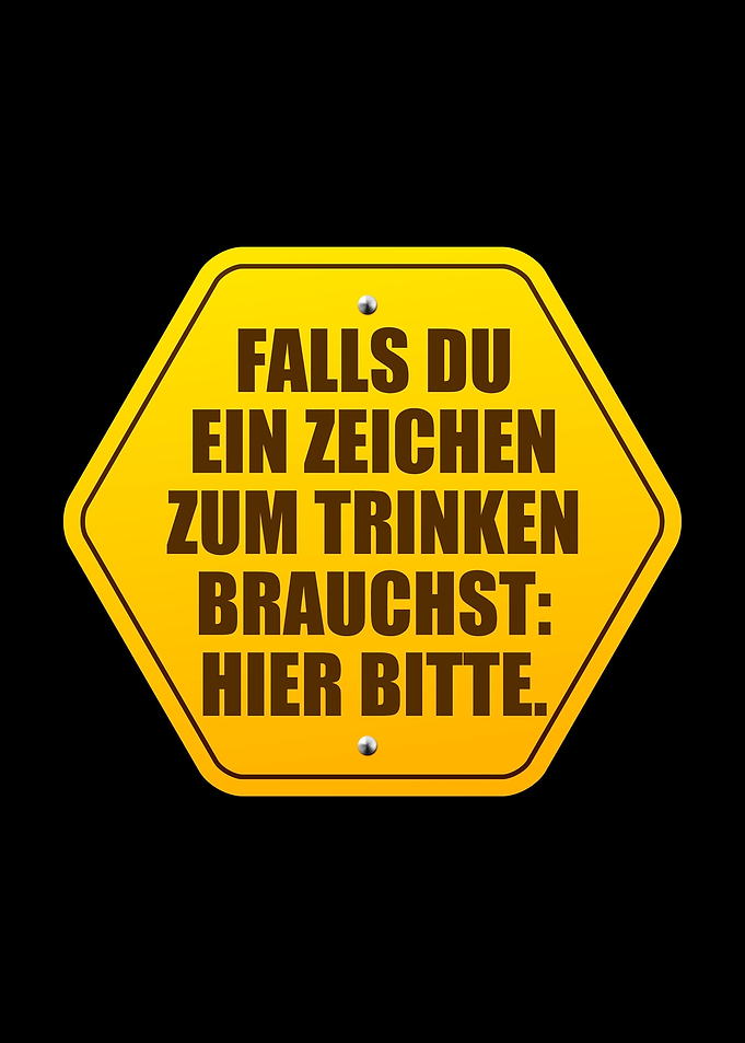Zeichen Zum Trinken Party