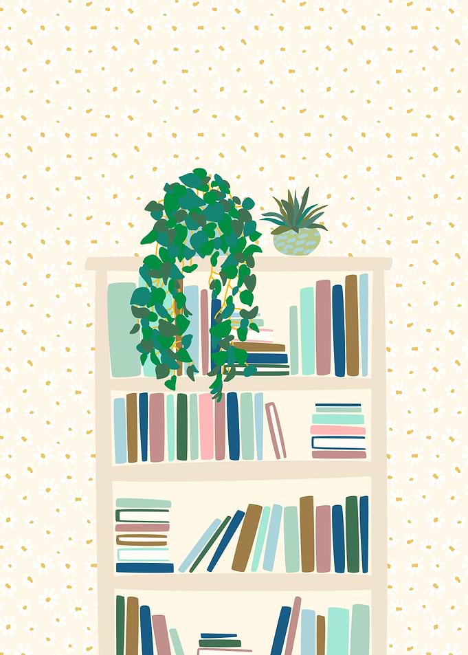 Plants on a Bookshelf 3