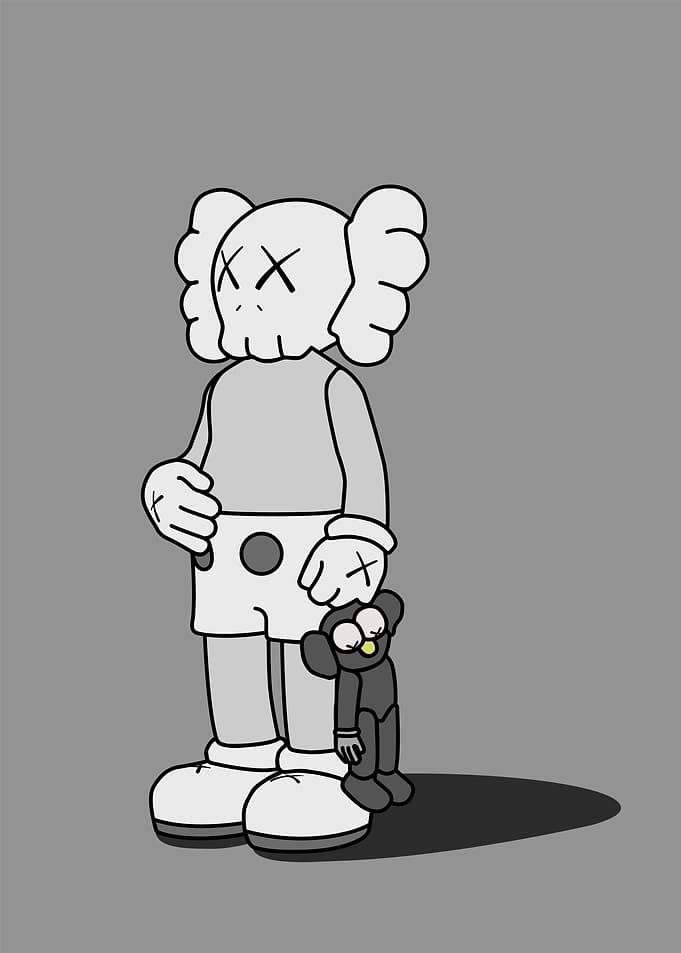 Kaws Figurine