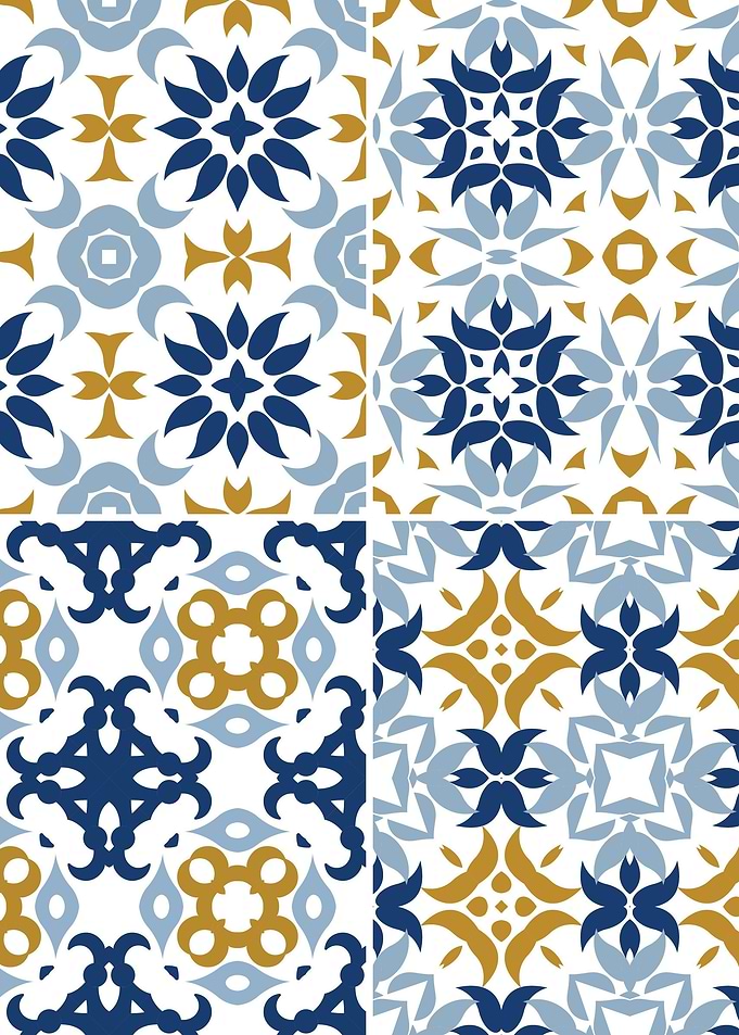Mediterranean Blue Tile 40