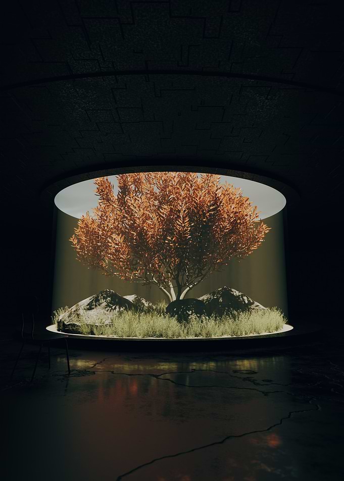 Protect The Tree 3D Render