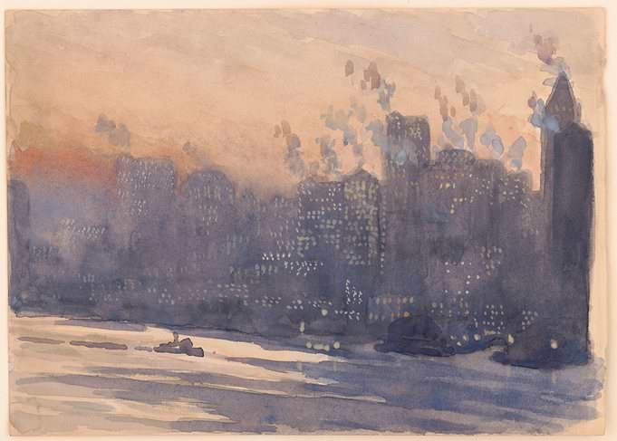 New York City harbor 1921