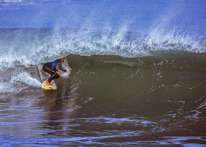 Surfing Peru