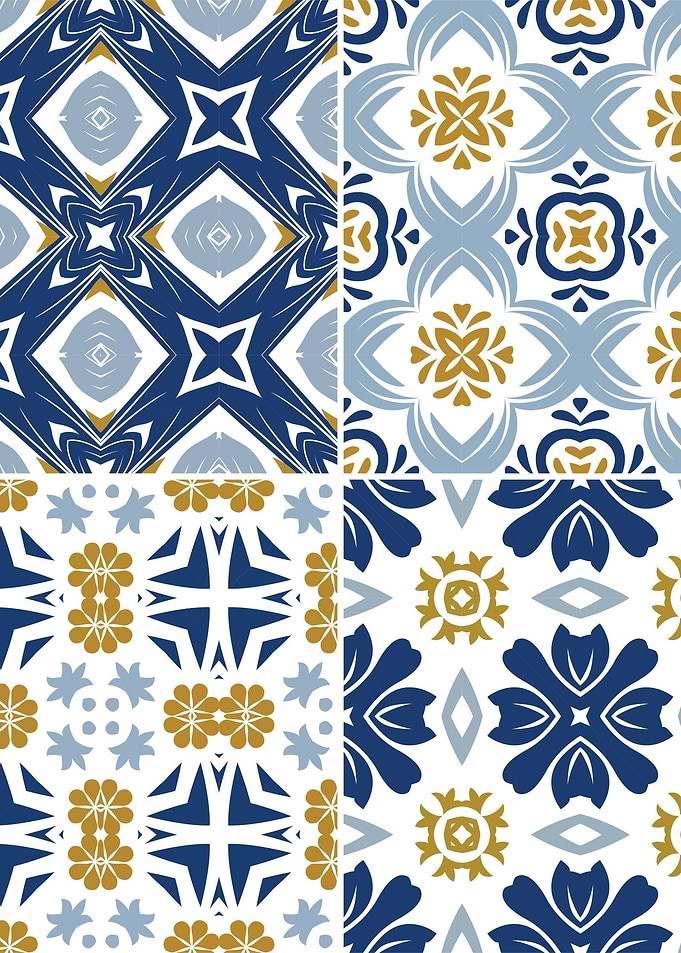 Mediterranean Blue Tile 31