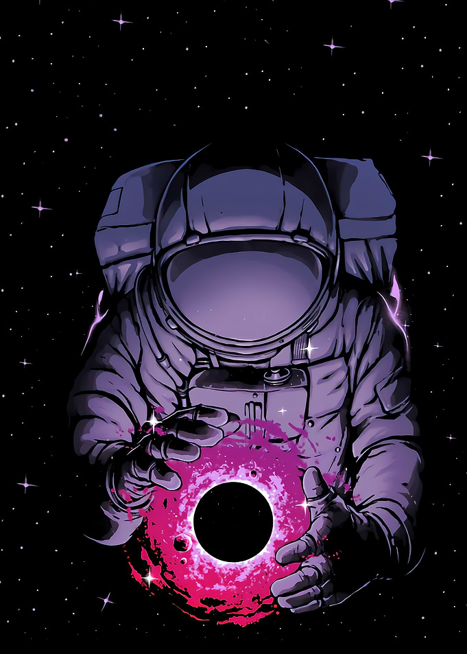 Astronaut Holding A Planet