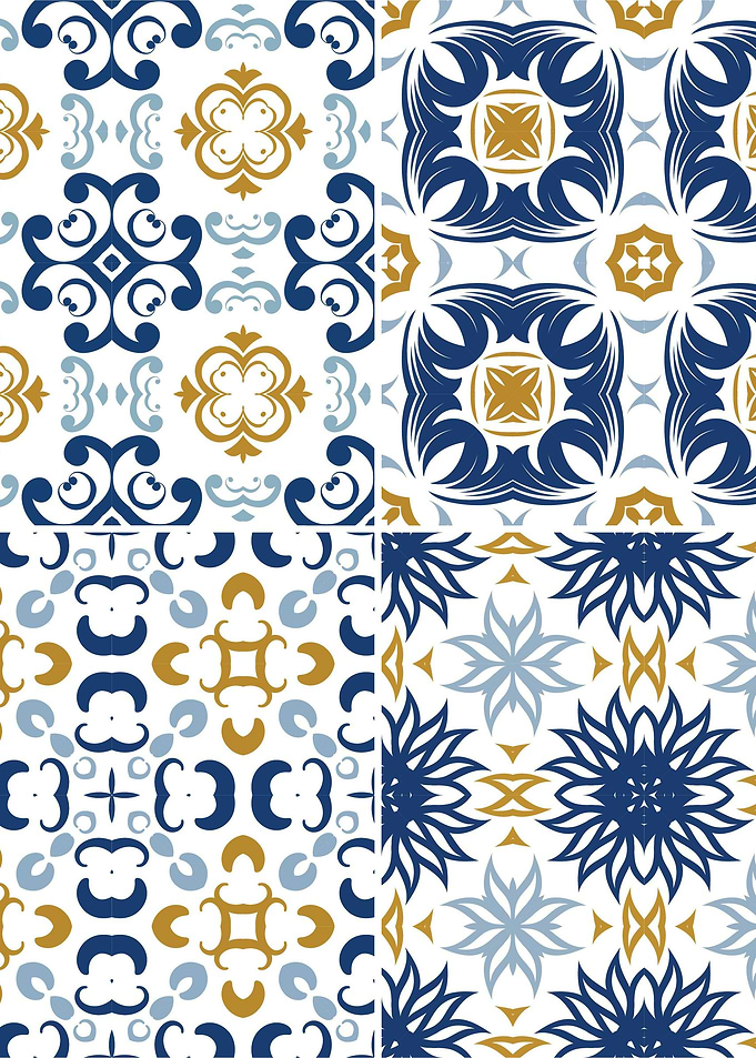 Mediterranean Blue Tile 37