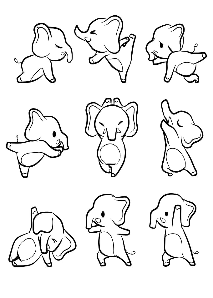 Yoga Elephant Asana