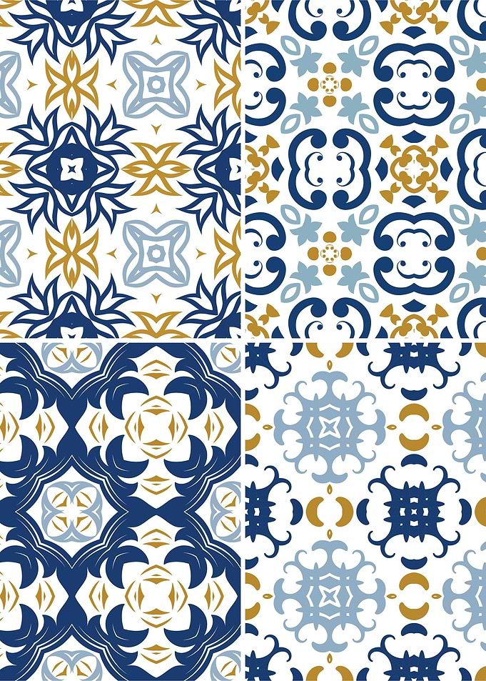 Mediterranean Blue Tile 38