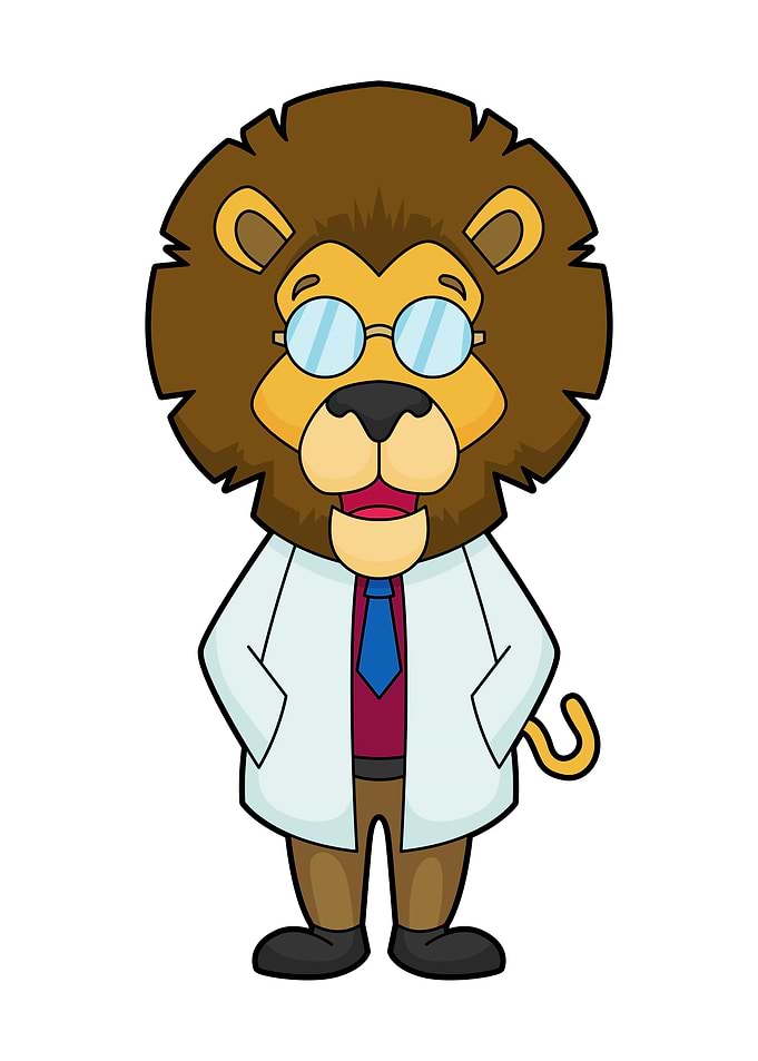 Lion Doctor Glasses
