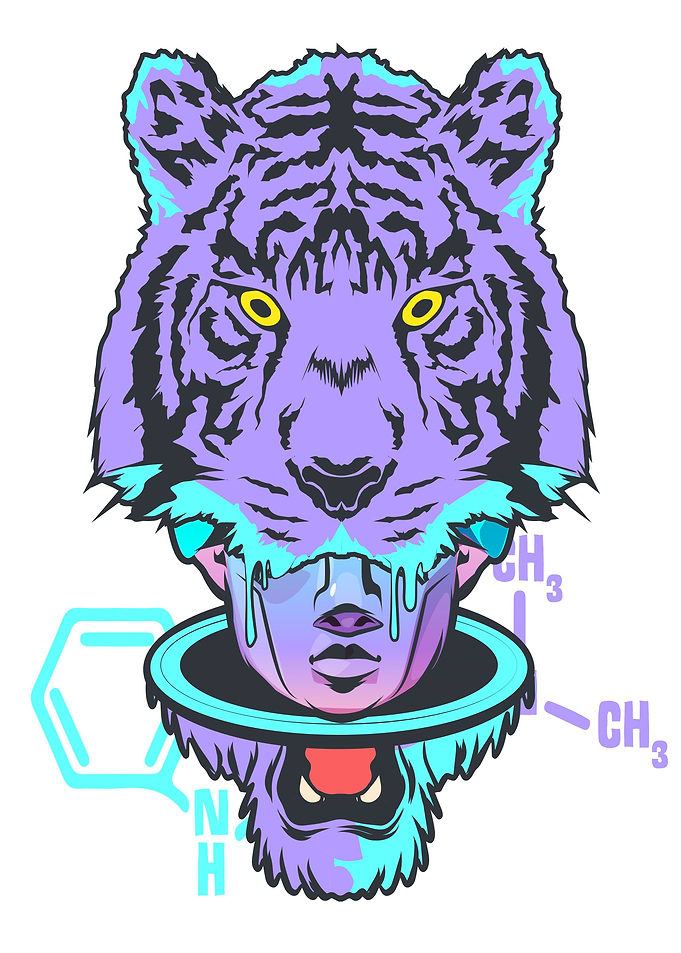 Psychedelic Tiger