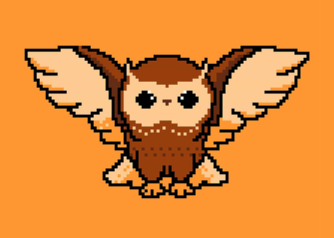 Pixel art Owl