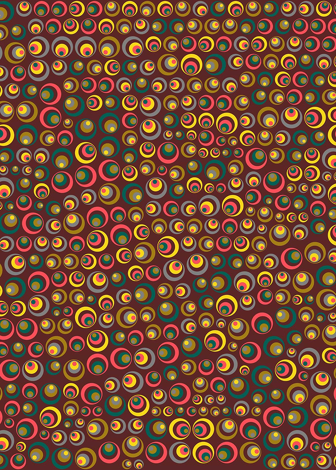 Colorful Retro Circles 06
