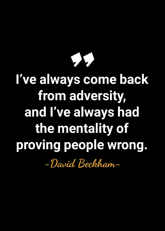 David Beckham quotes