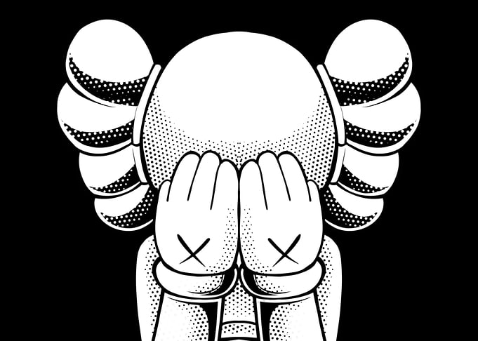 kaws posters