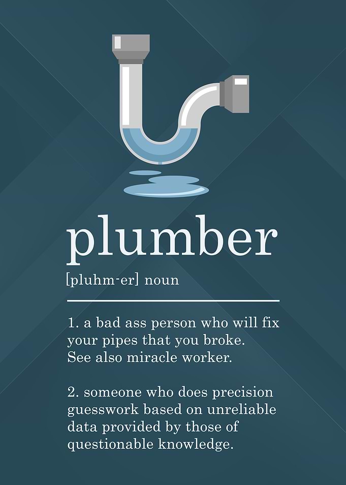 Funny Plumber Definition