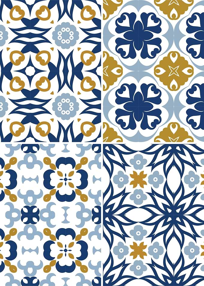 Mediterranean Blue Tile 49