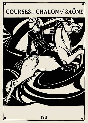 French Horse Racing Poster