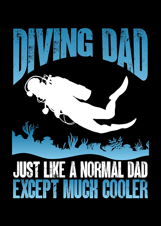 Diving dad