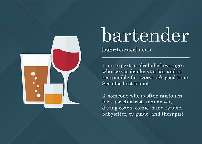 Funny Bartender Definition