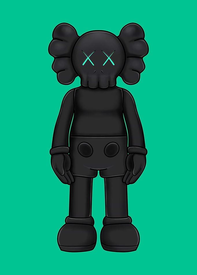 black kaws