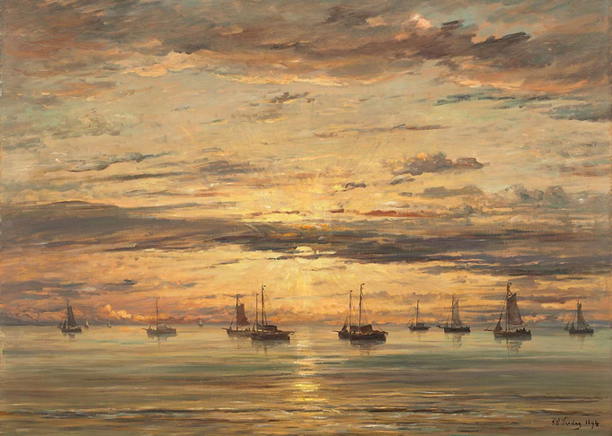 Sunset at Scheveningen