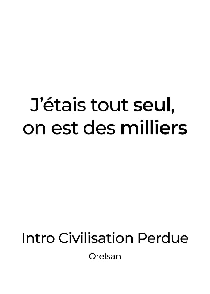 Orelsan CivilisationPerdue