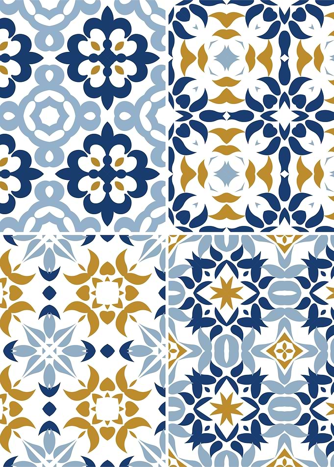 Mediterranean Blue Tile 46