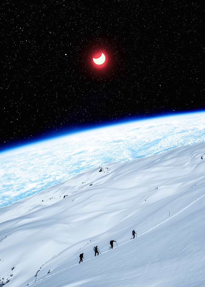Climbing Mountains Space
