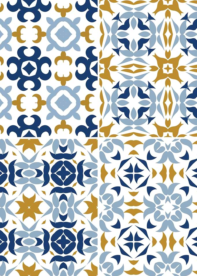 Mediterranean Blue Tile 43