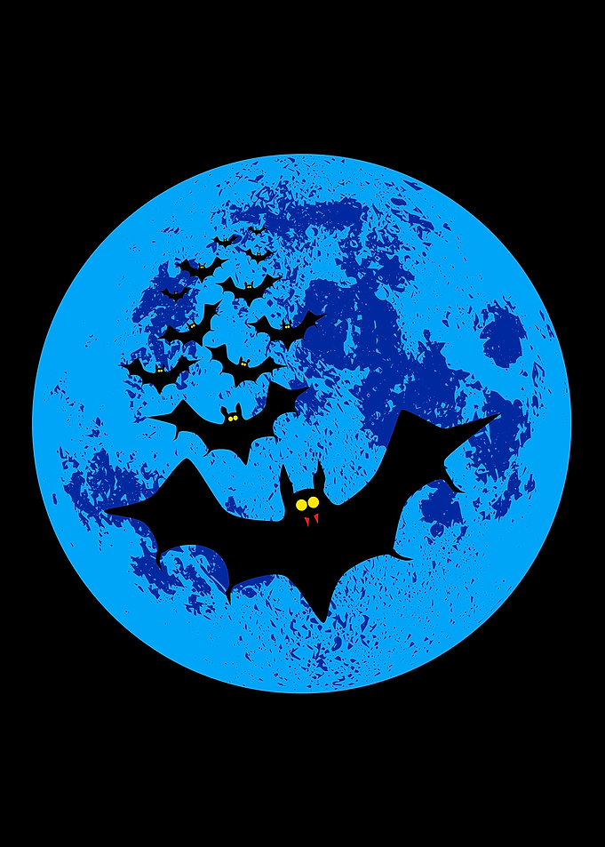 Vampire bats and moon