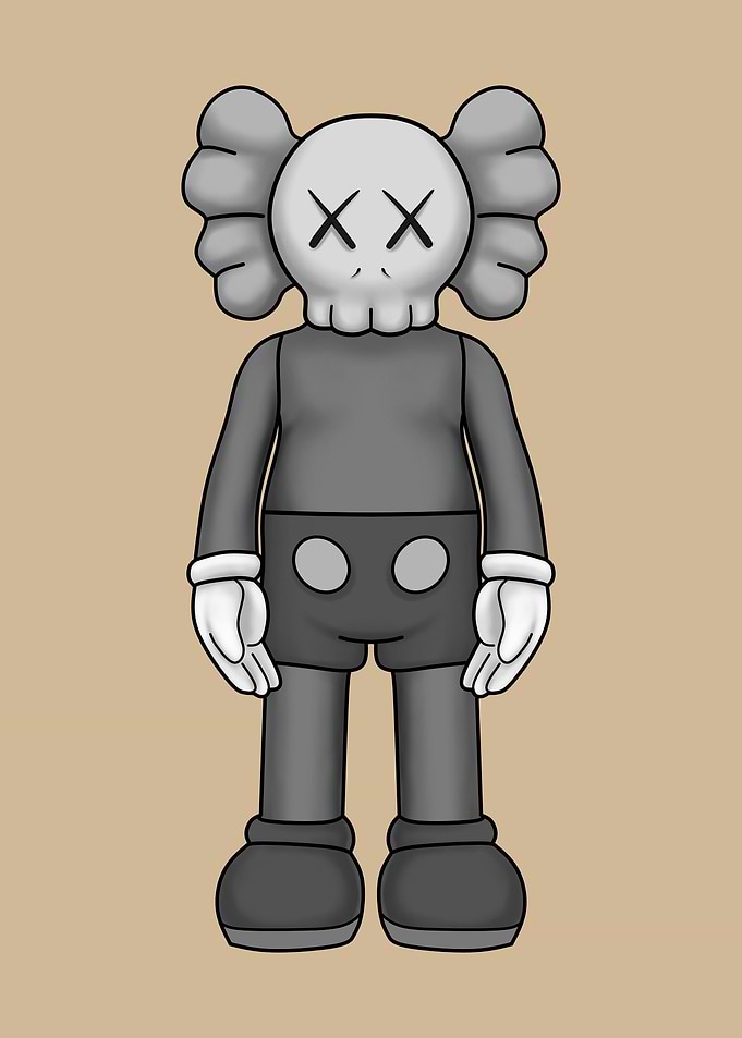 kaws posters