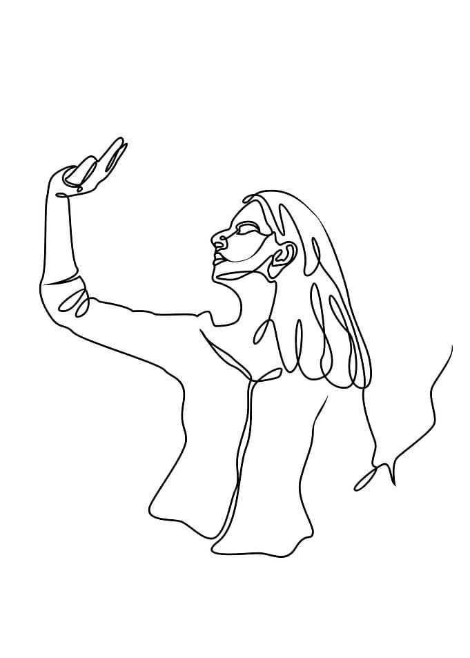 one line art