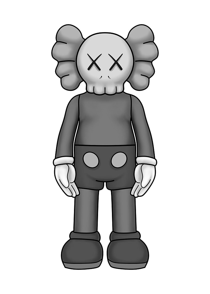kaws posters