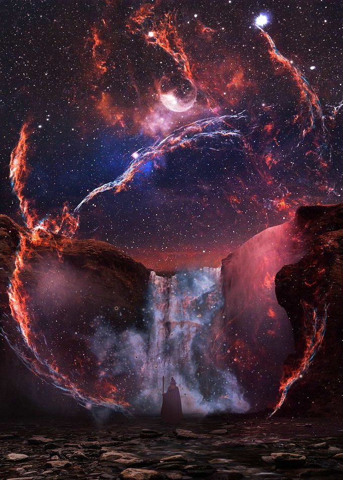 Galaxy Waterfall