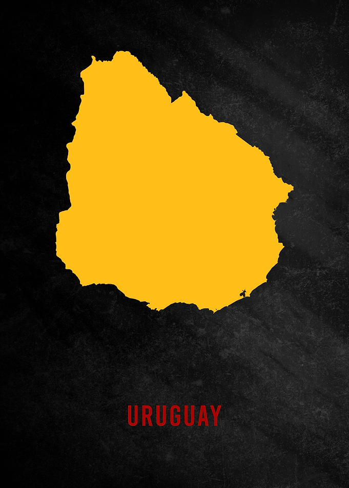 uruguay map